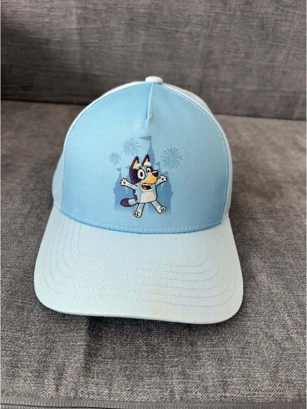 Disney Parks Walt Disney World Bluey Light Blue Adjustable Cap Hat
